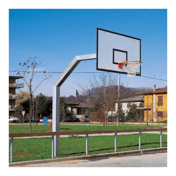 Coppia impianti basket monotubolari