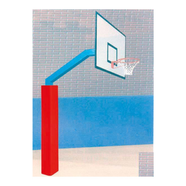 Coppia protezioni per impianto basket
