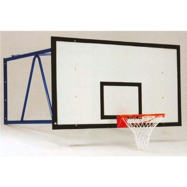 Coppia impianti basket a parete
